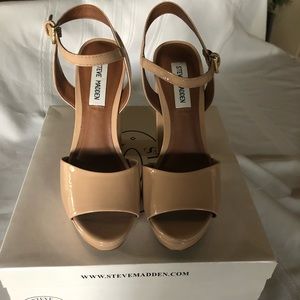 Steve Madden Kierra blush patent platform